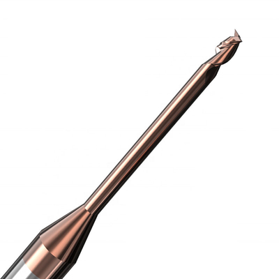 Thép độ cứng cao 2 Sáo cacbua cuối Mill 1.5mm vuông Hrc65