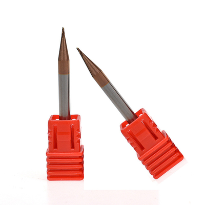 Máy phay cuối mũi bi rắn Micro 0,2mm Hrc65 cho thép cứng