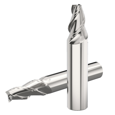 Carbide Taper 2 Flute D6 Tungsten Carbide End Mills không có lớp phủ cho nhôm