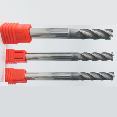 Kim cương tráng cacbua 6mm End Mills Hình vuông ống sáo dài cho than chì