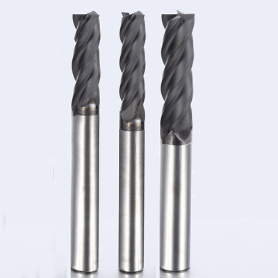 Kim cương tráng vonfram cacbua 4 Máy xay cuối ống sáo dài 10mm cho than chì