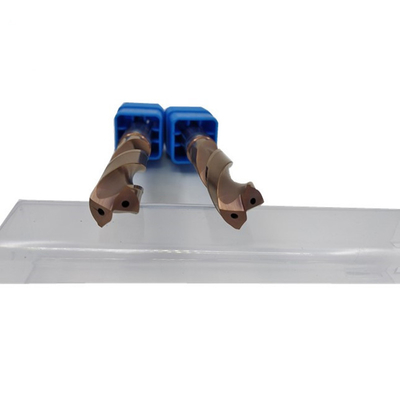 Rắn 2 ống Mũi khoan cacbua vonfram 10mm với chất làm mát