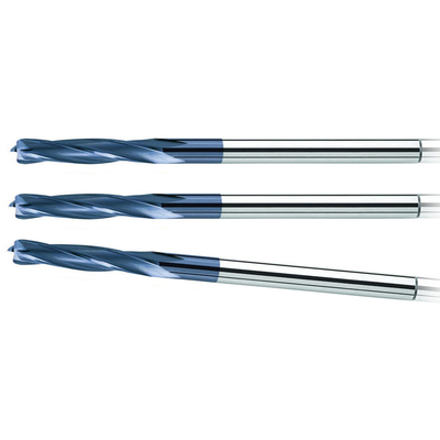 2 ống Máy nghiền cuối 4mm Carbide R0.5 Bán kính góc Máy nghiền cuối Hrc65 SX