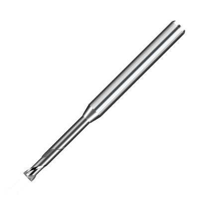 Nhôm 3mm dài cổ cuối Máy xay cacbua vonfram 2 ống không có lớp phủ